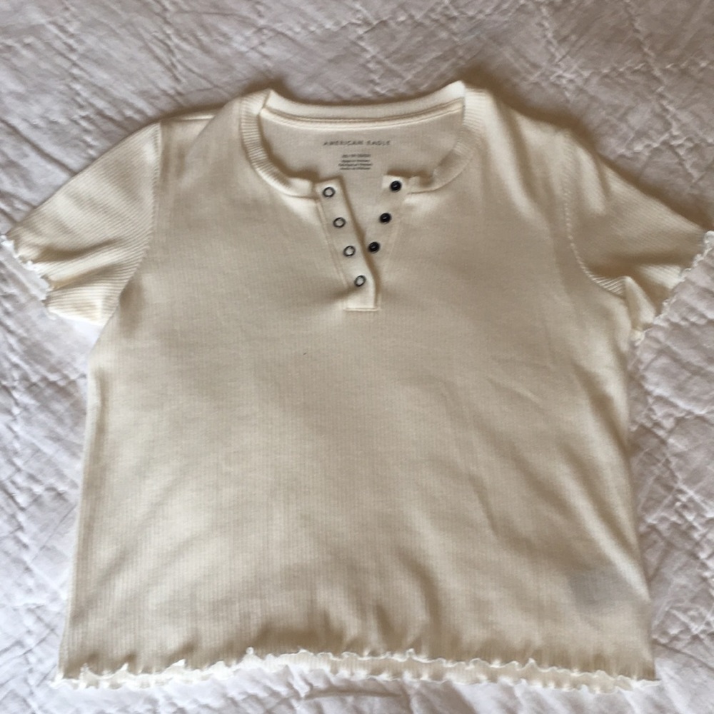 White crop top